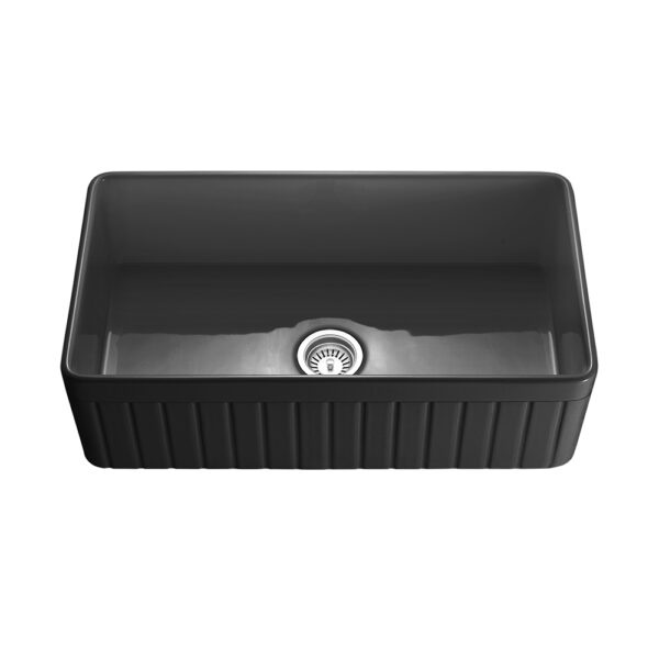 Greenwich Fireclay Farmhouse Sink - FCS828MB - Image 2