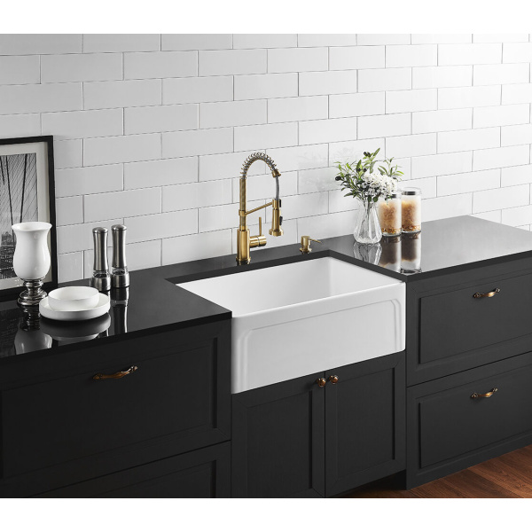 Kensington Fireclay Farmhouse Sink - FCS758GW
