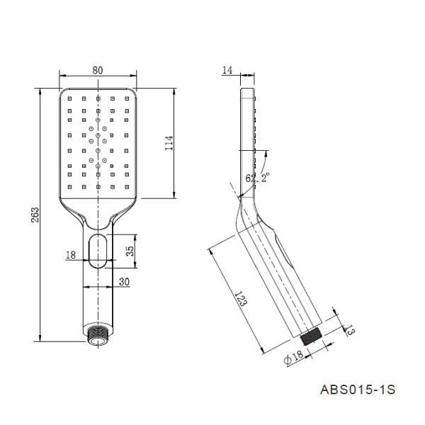 Paddle Hand Shower - Image 2