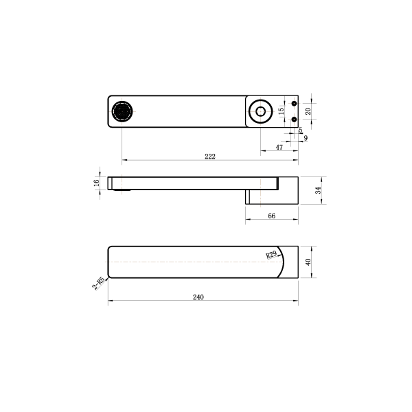 Ardmore Swivel Bath Spout - Image 2