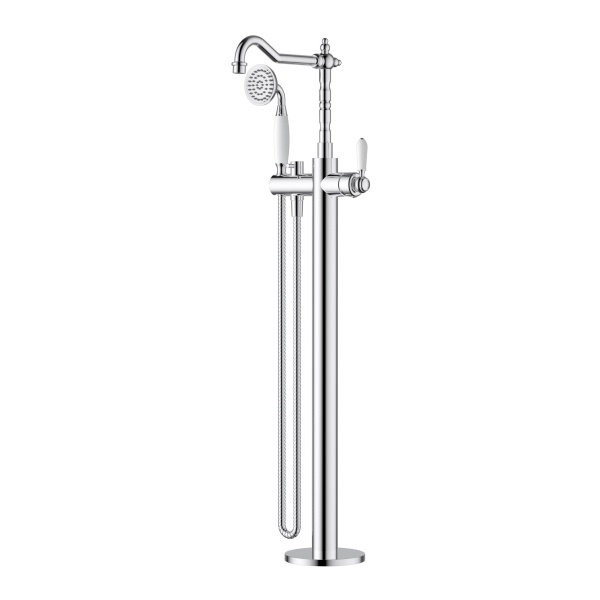 Bordeaux Freestanding Bath Mixer with Hand Shower