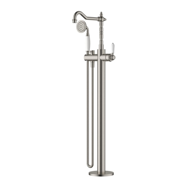 Bordeaux Freestanding Bath Mixer with Hand Shower - Image 4