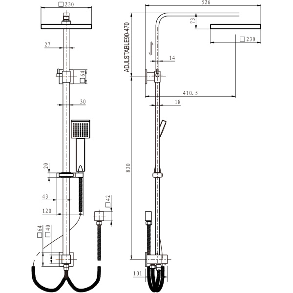 Chao Shower Column Set - Image 2