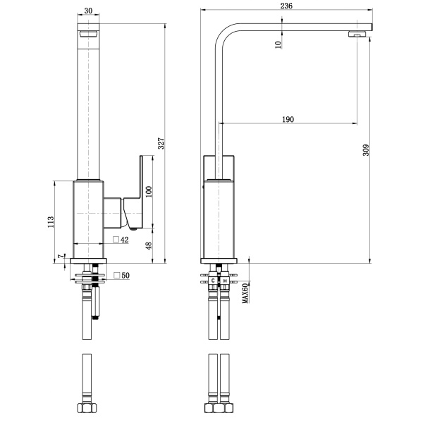 Chao Mini Kitchen Mixer - Image 2