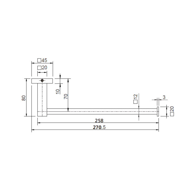 Lux Towel Holder - Image 2