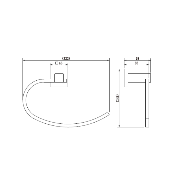 Lux Towel Ring - Image 2