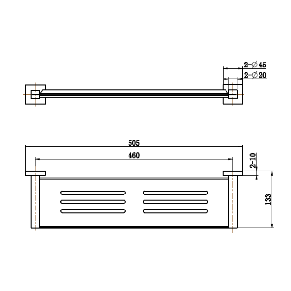 Lux Metal Shelf - Image 2