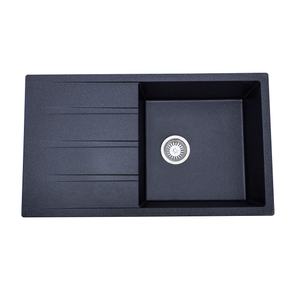 Dello Single Bowl Granite Sink with Drainer 30L
