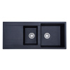 Ria One & Half Bowl Granite Sink with Drainer 30L+18L