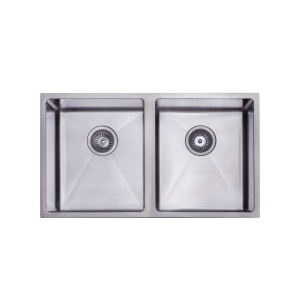 Double Bowl Stainless Steel Sink 26L+26L