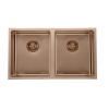 Coloured Double Bowl Sink 26L+26L