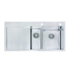 One & Quarter Bowl Stainless Steel Sink 7L+26L