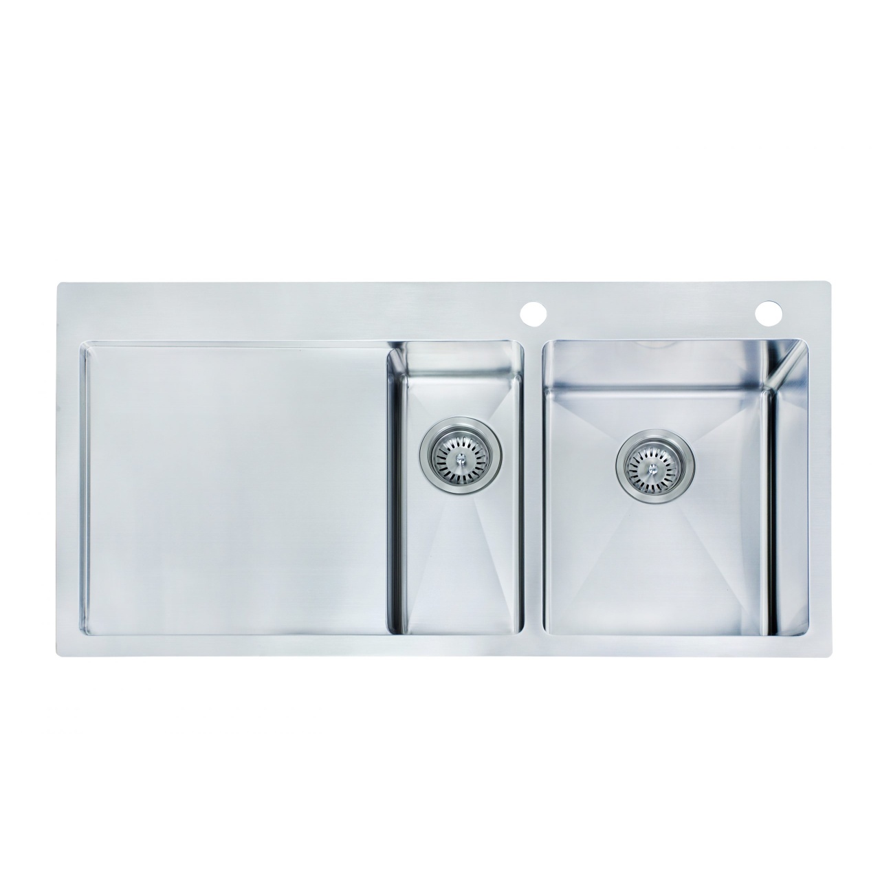 One & Quarter Bowl Stainless Steel Sink 7L+26L