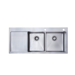 One & Three Quarter Bowl Stainless Steel Sink 23L+31L