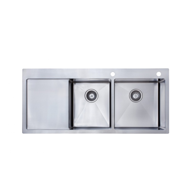 One & Three Quarter Bowl Stainless Steel Sink 23L+31L
