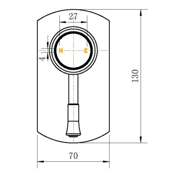 Montpellier Shower Mixer TRIM KIT - Image 2