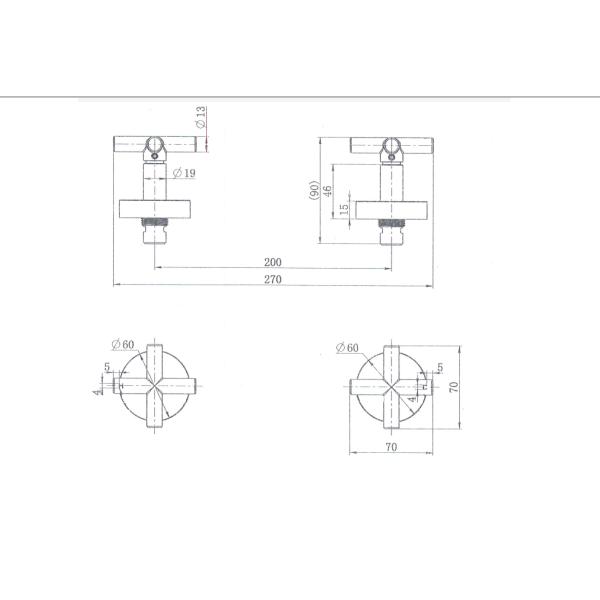 Ryker Wall Stop Assemblies 1/4 Turn - Image 2