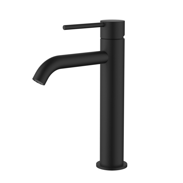 Star Mini Mid-Rise Basin Mixer Curved Spout - Image 3