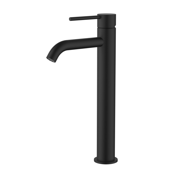 Star Mini High Rise Basin Mixer Curved Spout - Image 3