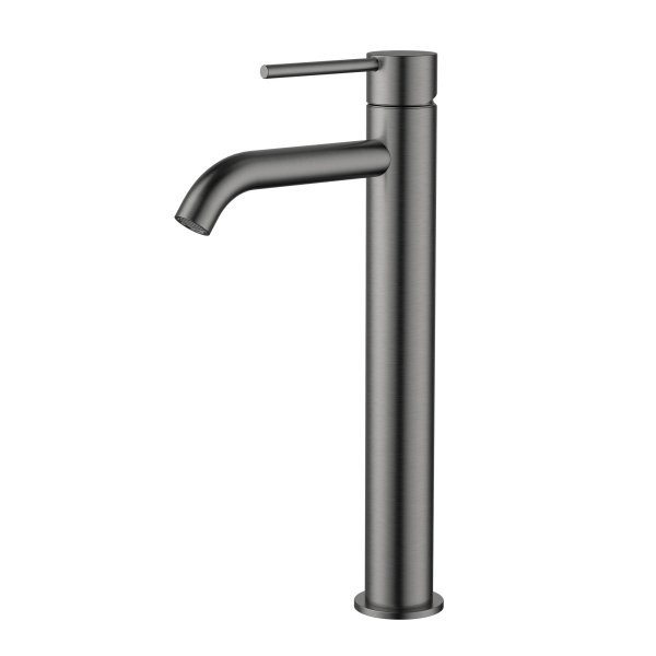 Star Mini High Rise Basin Mixer Curved Spout - Image 4