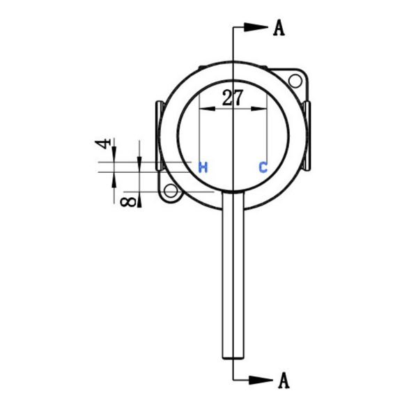 Star Mini Shower Mixer 60mm TRIM KIT - Image 2