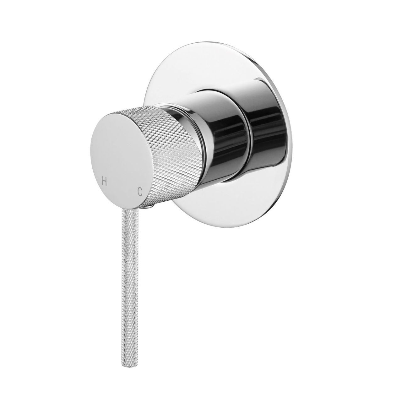 Star Mini Shower Mixer With Knurled Handle
