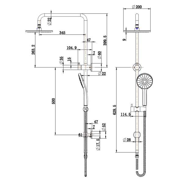 Star Project Shower Column Set - Image 4