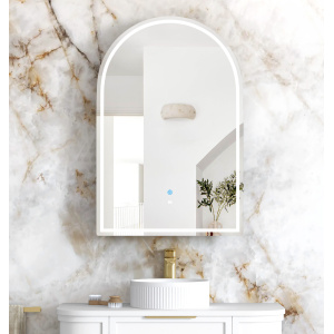 Archie LED Shaving Cabinet Matte White
