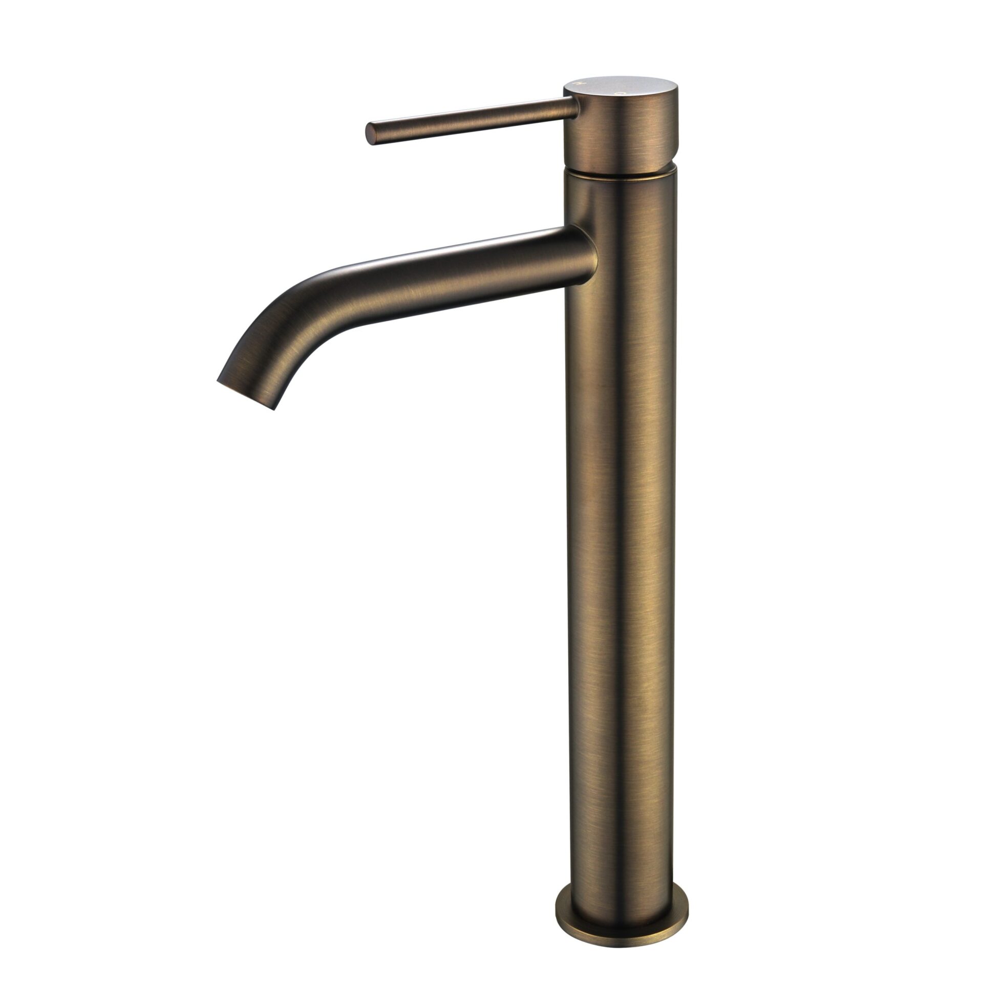 Star Mini High Rise Basin Mixer Curved Spout - Image 9