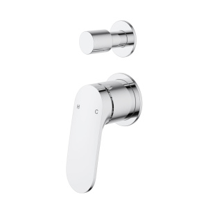 IKON Sulu II Wall Diverter Mixer Trim Kits With Separate Cover Plate