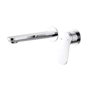 IKON Sulu II Wall Basin Mixer Trim Kits With Separate Cover Plate
