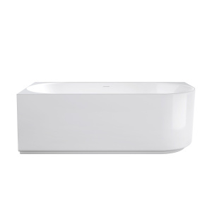 Attica Celine Left Corner 1500 Gloss White Bath with Overflow