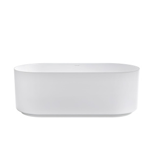 Attica Celine 1500 Matte White Bath with Overflow