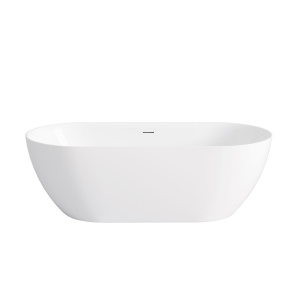 Attica Manolo 1530 Gloss White Bath with Overflow