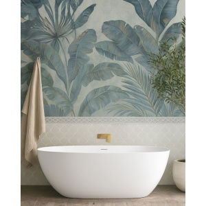 Attica Manolo 1530 Matte White Bath with Overflow