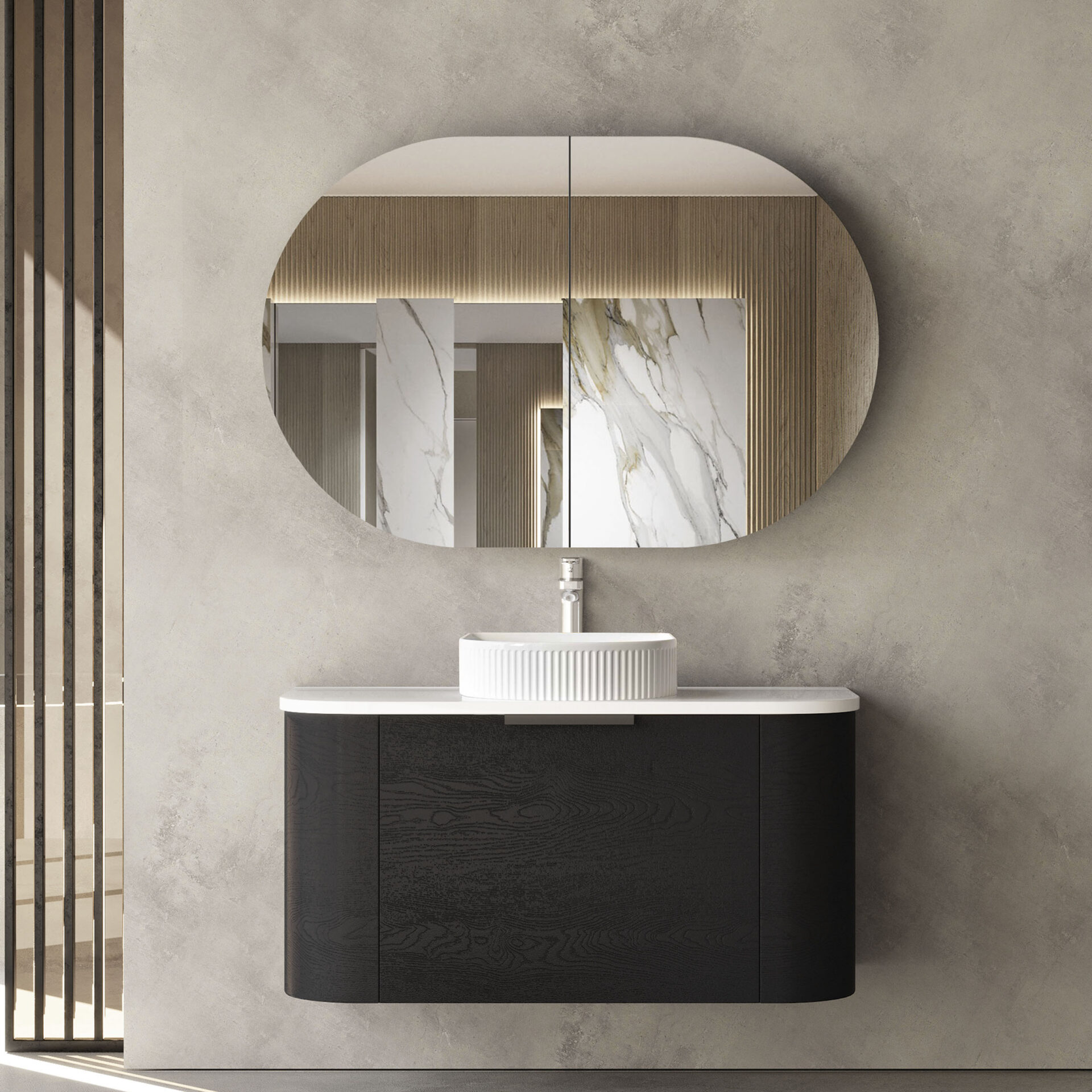 Bondi Curved Vanity 900mm - Image 2