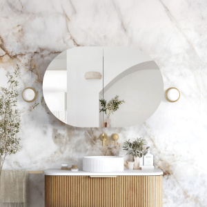 Bondi 900x600 Woodland Oak Shaving Cabinet