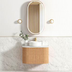 Bondi Fluted Curved Vanity 750mm