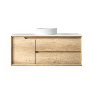Byron Oak Wall Hung Vanity 1200mm