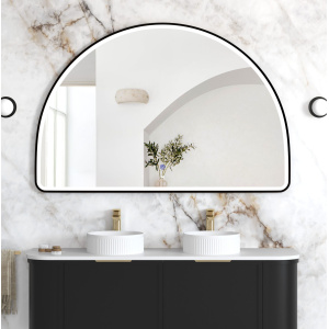 LED Moonlight Archie 1000x1500 Black Metal Frame Mirror