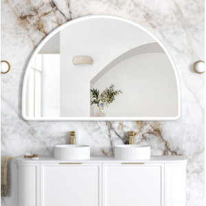 LED Moonlight Archie 1000x1500 White Metal Frame Mirror