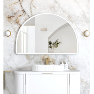 LED Moonlight Archie 800x1200 White Metal Frame Mirror