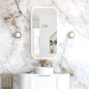 LED Newport 900x450 Frameless Tuffi Mirror