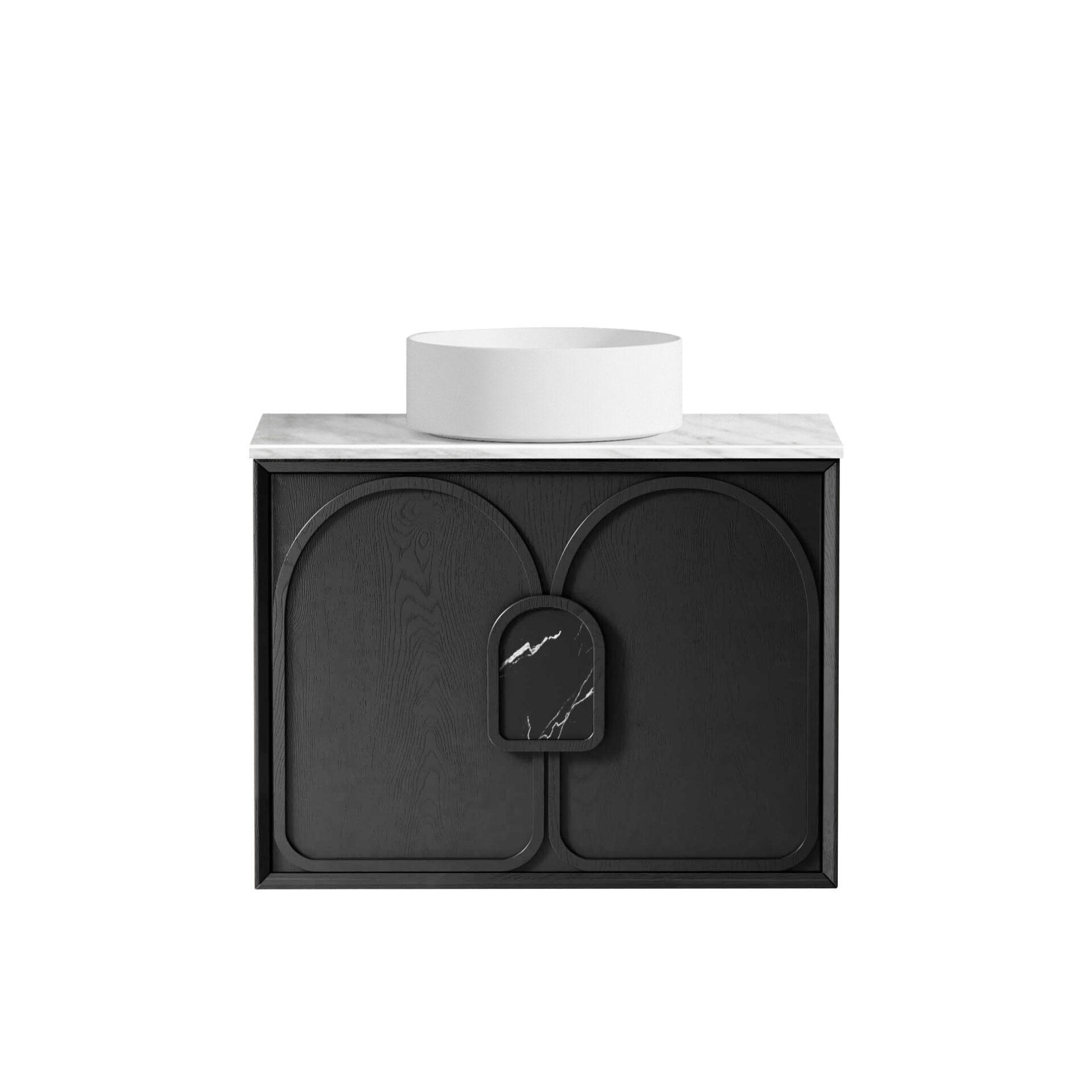 Laguna Mark II Oak Wall Hung Vanity 750mm - Image 7
