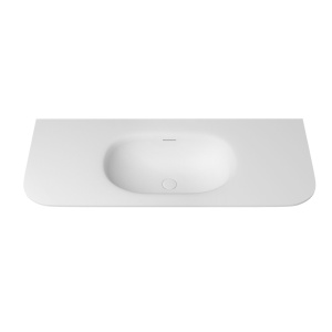 Chloe Silk Matte White Top with Basin +$586.93