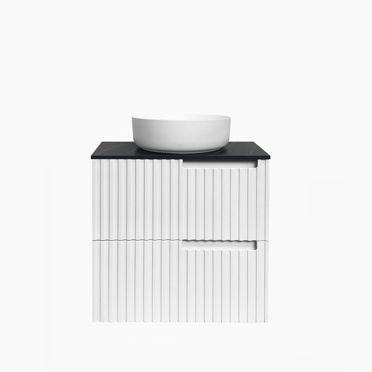 Noosa Satin White Wall Hung Cabinet 600mm