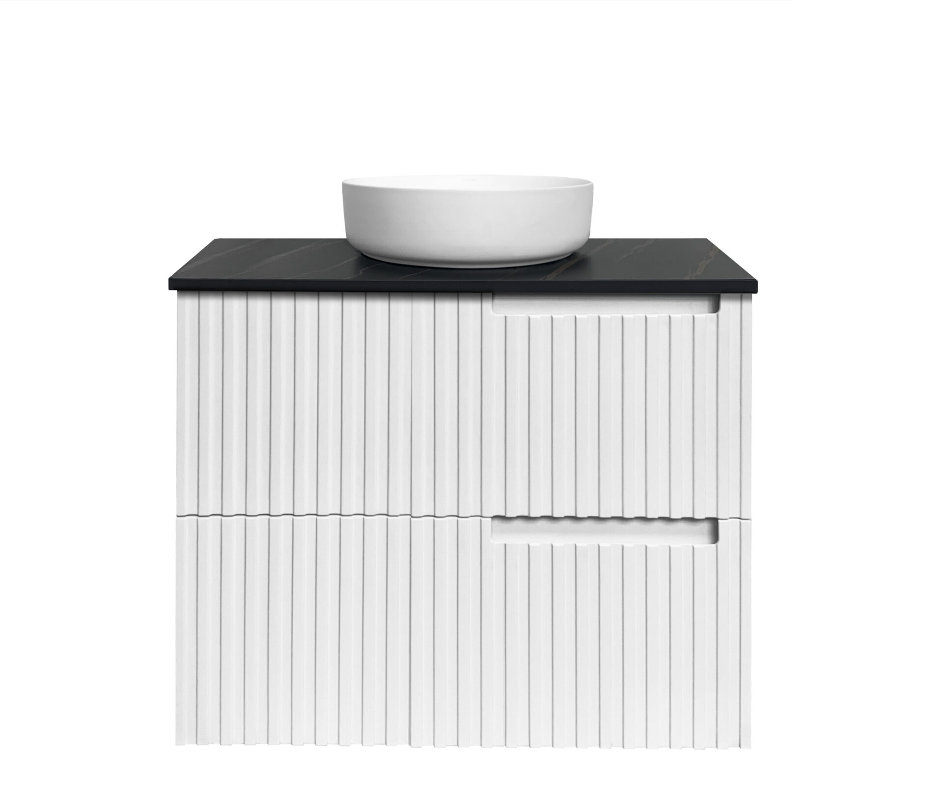 Noosa Satin White Wall Hung Cabinet 750mm