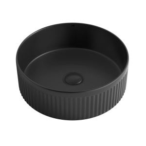 Oxford Round 395x395x120 Matte Black Basin
