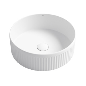 Oxford Round 395x395x120 Matte White Basin
