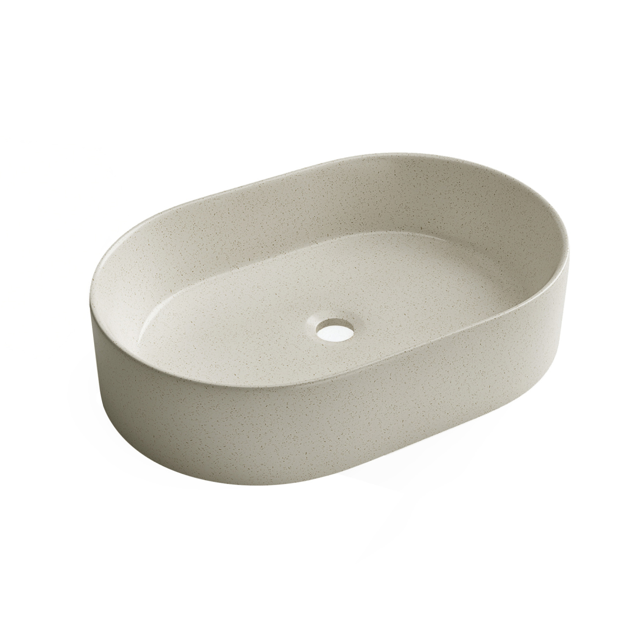 Quay Oval 500x340x120 Carbon Grey Basin